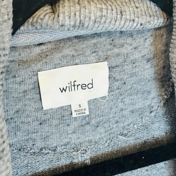 Aritzia Wilfred Grey Speckled Diderot Cardigan SZ Small - Picture 7 of 8